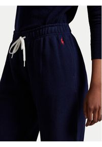 Polo Ralph Lauren Spodnie dresowe 211977959001 Granatowy Wide Leg. Kolor: niebieski. Materiał: bawełna #2