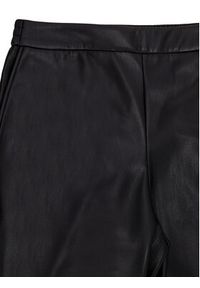 BOSS - Boss Spodnie skórzane Taomie 50447662 Czarny Regular Fit. Kolor: czarny. Materiał: syntetyk, skóra