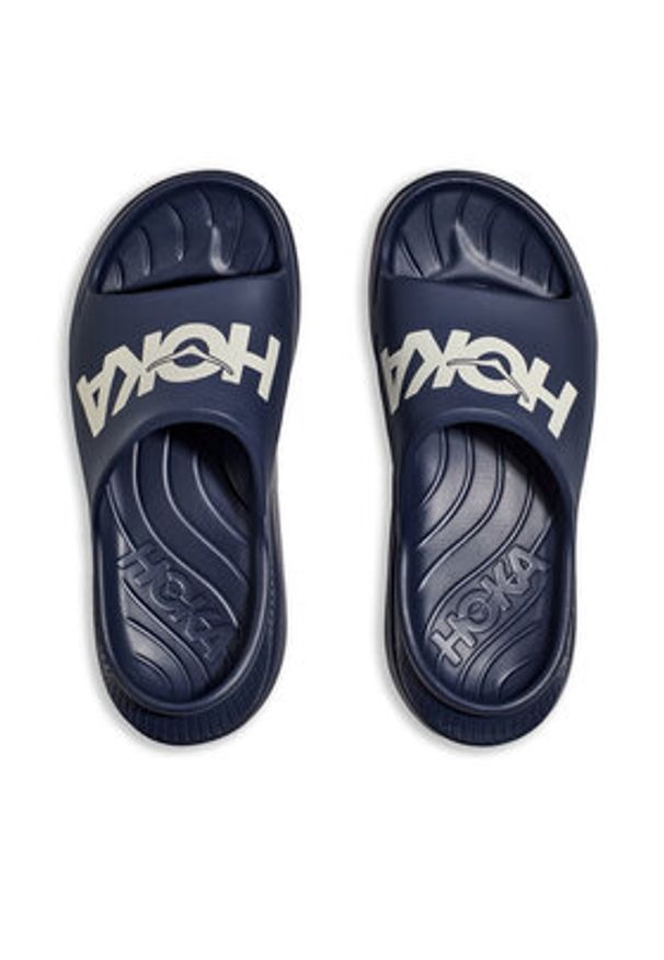 HOKA - Hoka Klapki Ora Athletic Slide 1155154 Granatowy. Kolor: niebieski