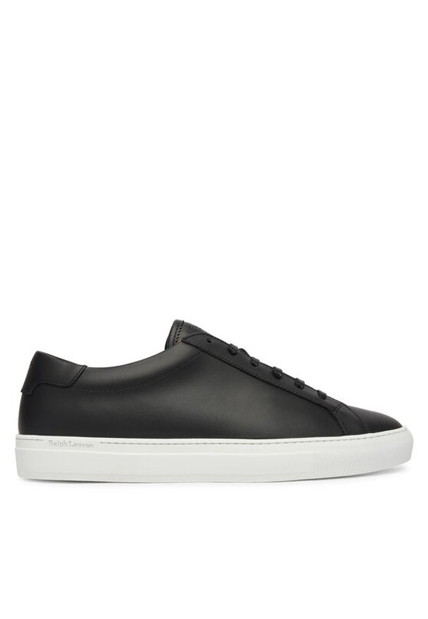 Polo Ralph Lauren Sneakersy 809913531002 Czarny. Kolor: czarny. Materiał: skóra