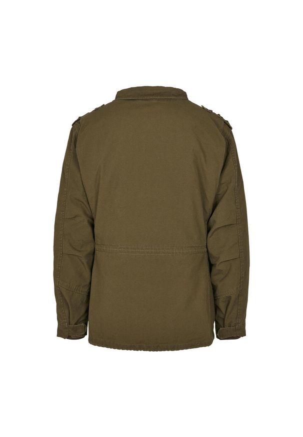 BUILD YOUR BRAND - Męska Kurtka M65 Giant Padded Jacket. Kolor: zielony
