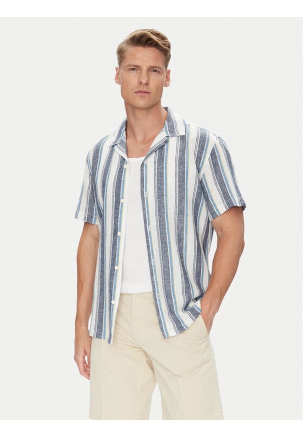 Mustang Koszula Layton 1016465 Kolorowy Relaxed Fit. Materiał: bawełna. Wzór: kolorowy