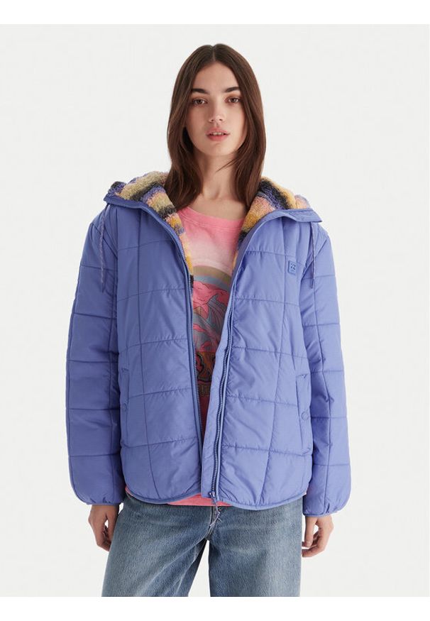 Billabong Kurtka przejściowa Happy Camper EBJJK00165 Niebieski Regular Fit. Kolor: niebieski. Materiał: syntetyk