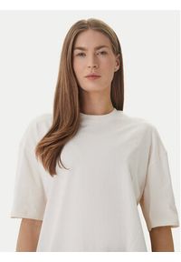 The North Face T-Shirt Essential Simple Dome NF0A8EVX Beżowy Loose Fit. Kolor: beżowy. Materiał: bawełna #5