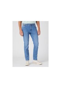 Wrangler - WRANGLER TEXAS SLIM MĘSKIE SPODNIE JEANSOWE JEANSY OFF SHORE W12SJXZ83 112330700 #1