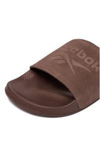 Reebok Klapki CEO-SS26-3C043-M Brązowy. Kolor: brązowy. Materiał: skóra, zamsz #7