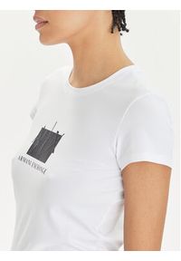 Armani Exchange T-Shirt 3DYT51 YJETZ 1000 Biały Regular Fit. Kolor: biały. Materiał: bawełna #5