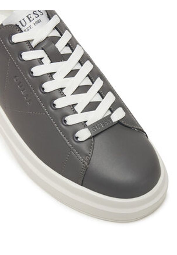 Guess Sneakersy FMJLBA LEA12 Szary. Kolor: szary. Materiał: skóra