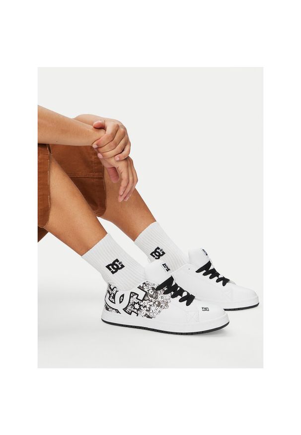 Sneakersy DC Shoes. Kolor: biały