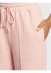 AMERICAN VINTAGE - American Vintage Spodnie dresowe Ellan ELLA05AH22 Różowy Loose Fit. Kolor: różowy. Materiał: bawełna #3