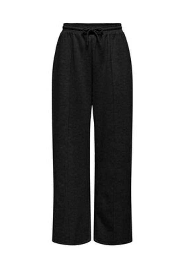 only - ONLY Spodnie dresowe Scarlet 15355811 Czarny Regular Fit. Kolor: czarny. Materiał: syntetyk