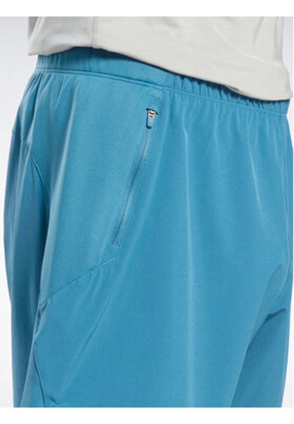Reebok Szorty sportowe Strength 3.0 Shorts HS5938 Niebieski. Kolor: niebieski. Materiał: syntetyk. Styl: sportowy