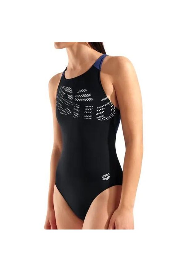 Strój do pływania Arena Flowing V-Back 10 (UK32) S. Kolor: wielokolorowy, niebieski, czarny