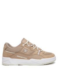 DC Sneakersy Construct ADJS100172-TAN Brązowy. Kolor: brązowy. Materiał: skóra