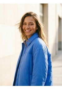 Sinsay - Kurtka przejściowa - niebieski. Kolor: niebieski. Materiał: materiał #1