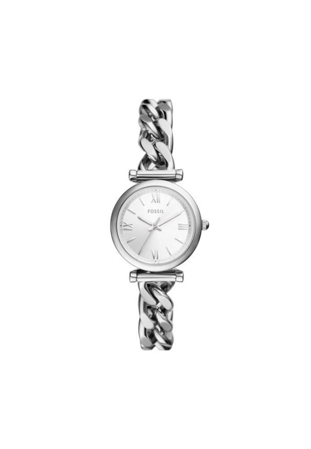 Fossil Zegarek Carlie ES5331 Srebrny. Kolor: srebrny