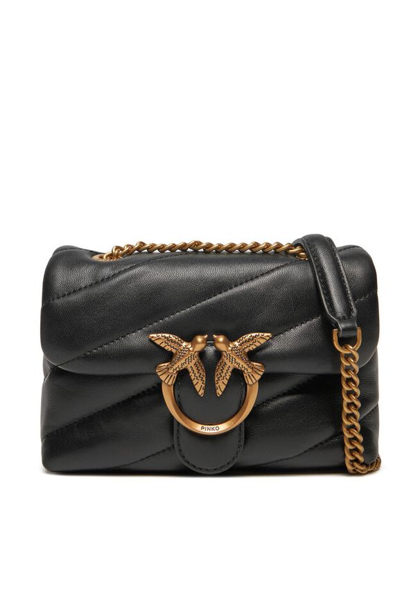 Pinko - Torebka PINKO. Kolor: czarny