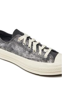 Converse Trampki Chuck 70 Suede Shimmer Ox A10379C Szary. Kolor: szary. Materiał: skóra, zamsz #3