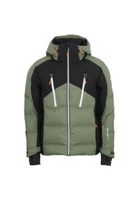 PEAK MOUNTAIN - Kurtka Peak Mountain Cordiere. Kolor: czarny, wielokolorowy, zielony. Sezon: zima. Sport: narciarstwo #1