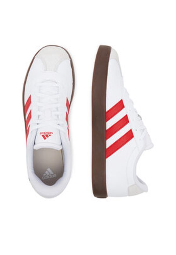 Adidas - adidas Sneakersy VL COURT 3.0 K IH3484 Biały. Kolor: biały. Materiał: materiał, syntetyk