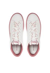 Karl Lagerfeld - KARL LAGERFELD Sneakersy KL64525 Biały. Kolor: biały. Materiał: skóra