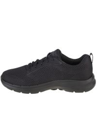 skechers - Buty do chodzenia Męskie Skechers Go Walk 6 Avalo. Kolor: czarny. Sport: turystyka piesza