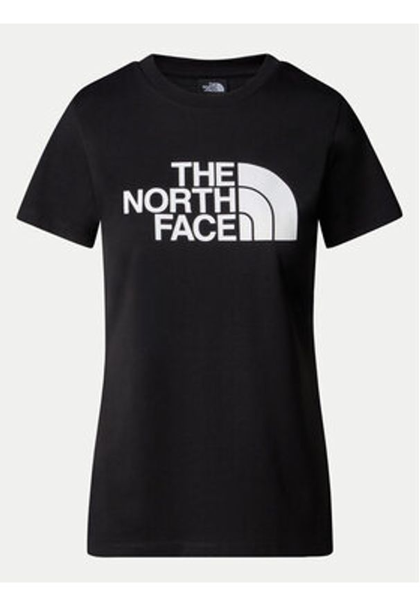 The North Face T-Shirt Easy NF0A8A6D Czarny Regular Fit. Kolor: czarny. Materiał: bawełna, syntetyk