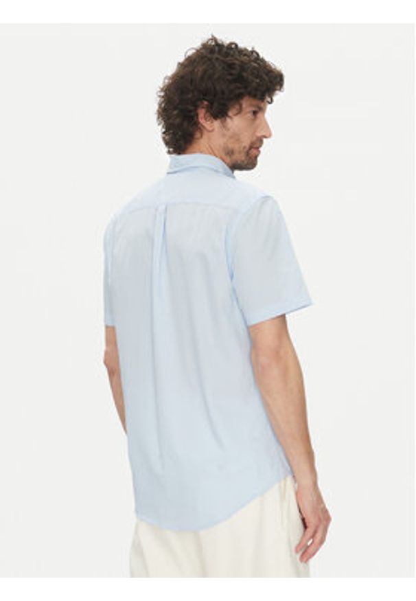 TOMMY HILFIGER - Tommy Hilfiger Koszula MW0MW37584 Błękitny Regular Fit. Kolor: niebieski. Materiał: bawełna