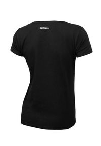 PITBULL - Koszulka bawełniana sportowy t-shirt dla dorosłych Slim Fit Small Logo. Kolor: czarny. Materiał: bawełna