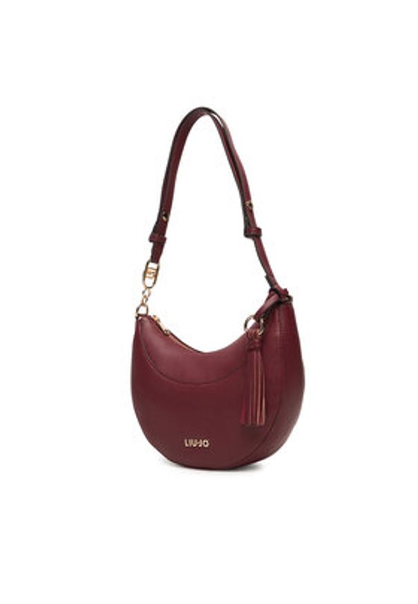 Liu Jo Torebka M Hobo AF5251 E0058 Bordowy. Kolor: czerwony. Materiał: skórzane