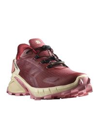 salomon - Buty do biegania damskie Salomon Supercross 4 Gtx. Kolor: czerwony. Materiał: materiał, syntetyk. Szerokość cholewki: normalna