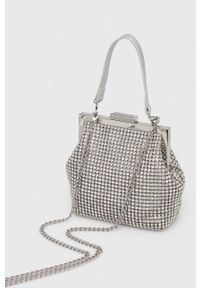 Love Moschino kopertówka kolor srebrny. Kolor: srebrny. Rodzaj torebki: na ramię #5