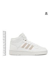 Adidas - adidas Sneakersy Rapid Court Mid JR0190 Biały. Kolor: biały. Materiał: skóra #4