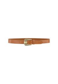 Wrangler - WRANGLER DAMSKI PASEK WRANGLER BIG BUCKLE BELT COGNAC 112358074