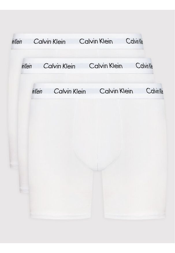 Calvin Klein Underwear Komplet 3 par bokserek 000NB1770A Biały. Kolor: biały. Materiał: bawełna