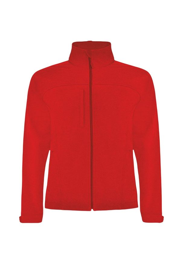 ROLY - Męska Kurtka Soft Shell Rudolph. Kolor: czerwony. Sport: turystyka piesza