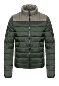 Wrangler - KURTKA WRANGLER BOMBER IVY GREEN W4657WYIX. Wzór: aplikacja. Sezon: jesień, wiosna #2