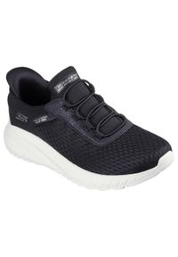 skechers - Buty do chodzenia damskie Skechers Bobs Squad Chaos. Okazja: na co dzień. Kolor: czarny. Materiał: dzianina. Szerokość cholewki: normalna. Model: Skechers Sport. Sport: turystyka piesza