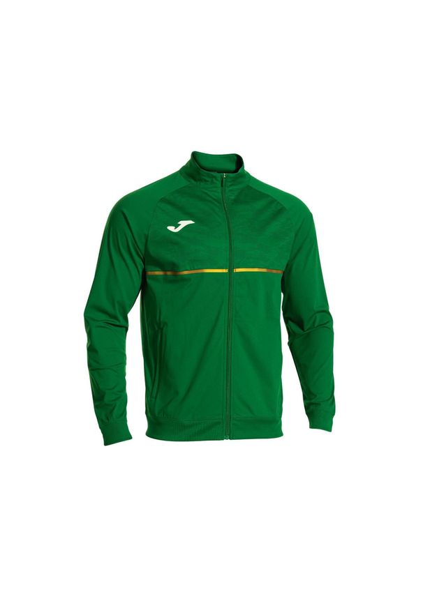 Bluza do biegania męska Joma Record III Full Zip. Kolor: zielony