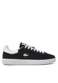 Lacoste Sneakersy Basehot 746SFA0055 Czarny. Kolor: czarny. Materiał: skóra, zamsz