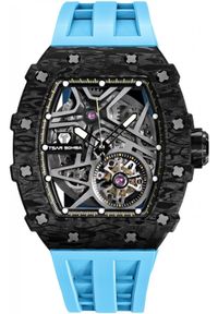 NoName - Zegarek męski Tsar Bomba TB8209CF-04 niebieski. Kolor: niebieski #1