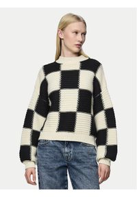 Pieces Sweter Namie 17151160 Beżowy Regular Fit. Kolor: beżowy. Materiał: syntetyk #1