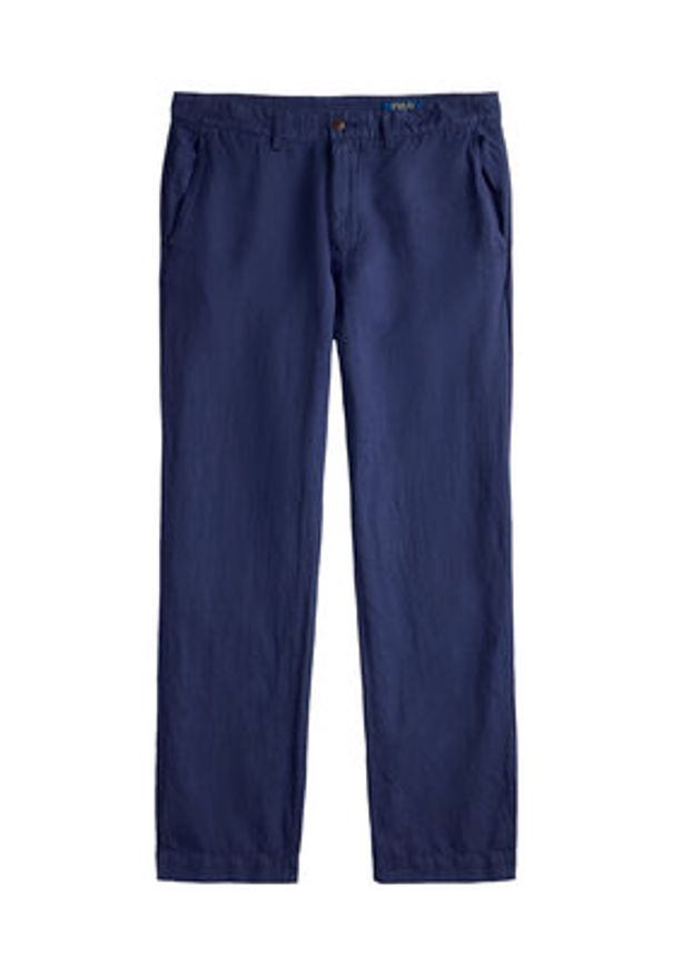 Polo Ralph Lauren Spodnie materiałowe 710A13235002 Granatowy Classic Fit. Kolor: niebieski. Materiał: bawełna