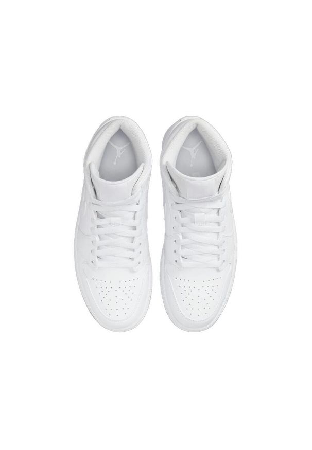 Buty Mężczyzna Nike Air Jordan 1 biały. Kolor: biały. Materiał: materiał, syntetyk
