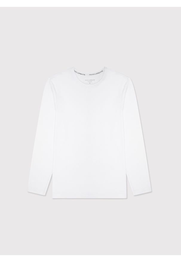 Pako Lorente - PAKO LORENTE – Męski longsleeve w białym kolorze, dwupak. Kolor: biały, czarny. Materiał: bawełna, elastan. Długość rękawa: długi rękaw. Długość: długie. Wzór: gładki
