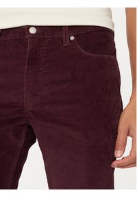 Levi's® Spodnie materiałowe 511™ 04511-6002 Bordowy Slim Fit. Kolor: czerwony. Materiał: sztruks