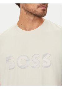 BOSS - Boss T-Shirt Jagged 1 50519365 Écru Relaxed Fit. Materiał: bawełna