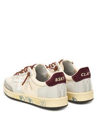 Premiata Sneakersy BSKT CLAY VAR 7616 Biały. Kolor: biały. Materiał: skóra #4