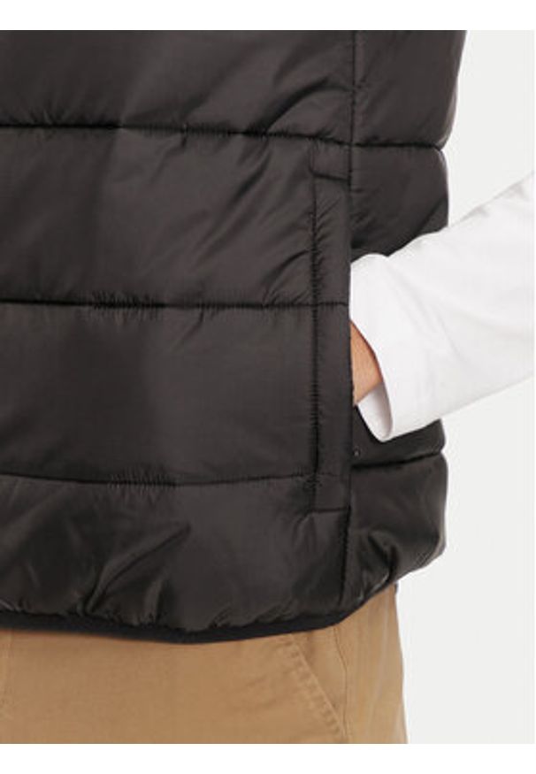Lacoste Bezrękawnik BH6761 Czarny Regular Fit. Kolor: czarny. Materiał: syntetyk. Długość rękawa: bez rękawów