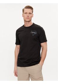 Calvin Klein T-Shirt Linear Graphic K10K112482 Czarny Regular Fit. Kolor: czarny. Materiał: bawełna